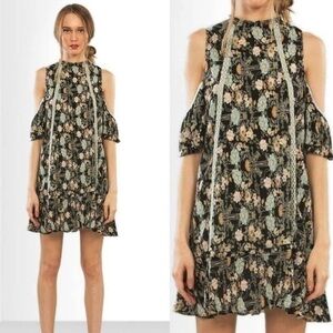 Anthropologie Foxiedox Adora Floral Summer Mini Dress NWT